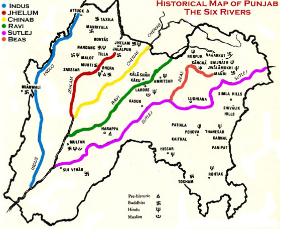 Punjab Historical Map