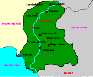 Sindh Map